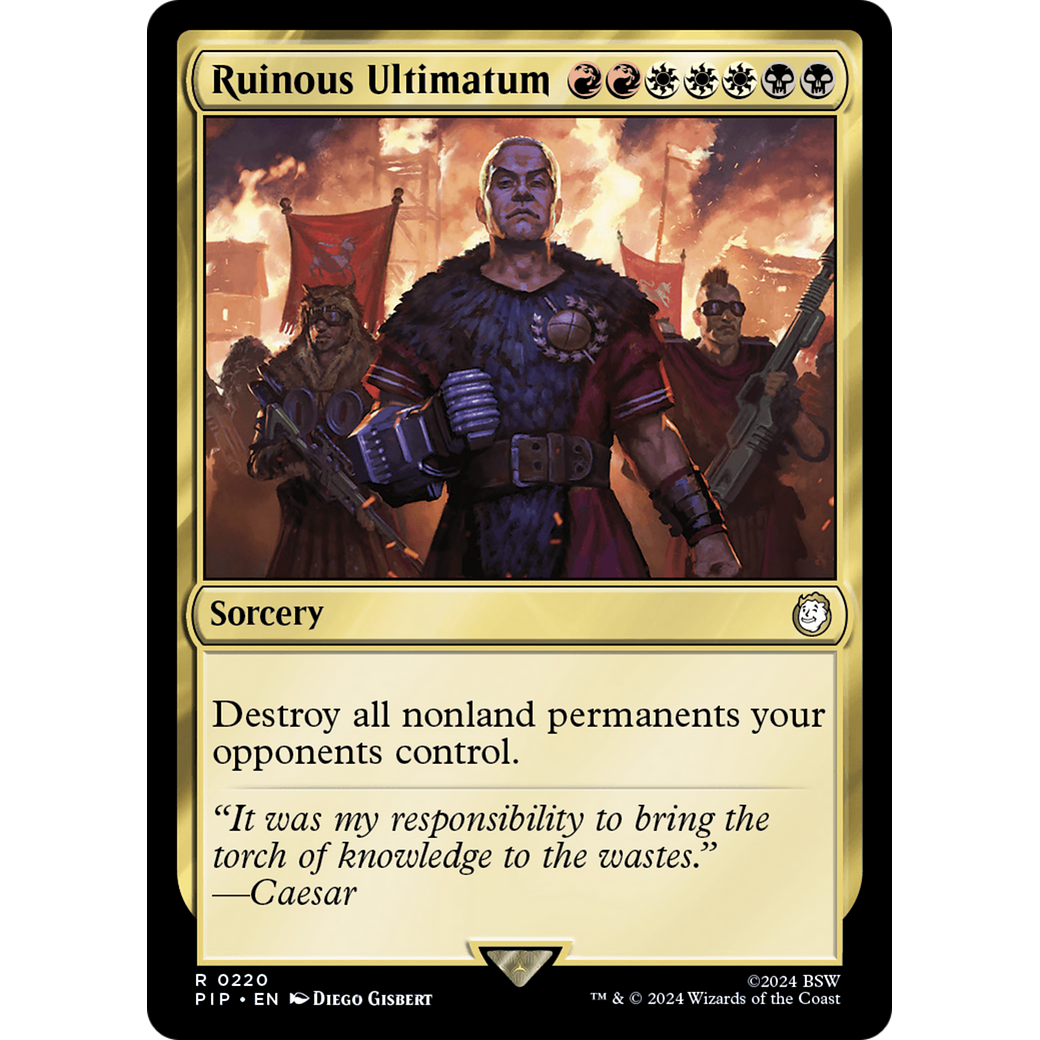 Ruinous Ultimatum (PIP-220) - Fallout Foil
