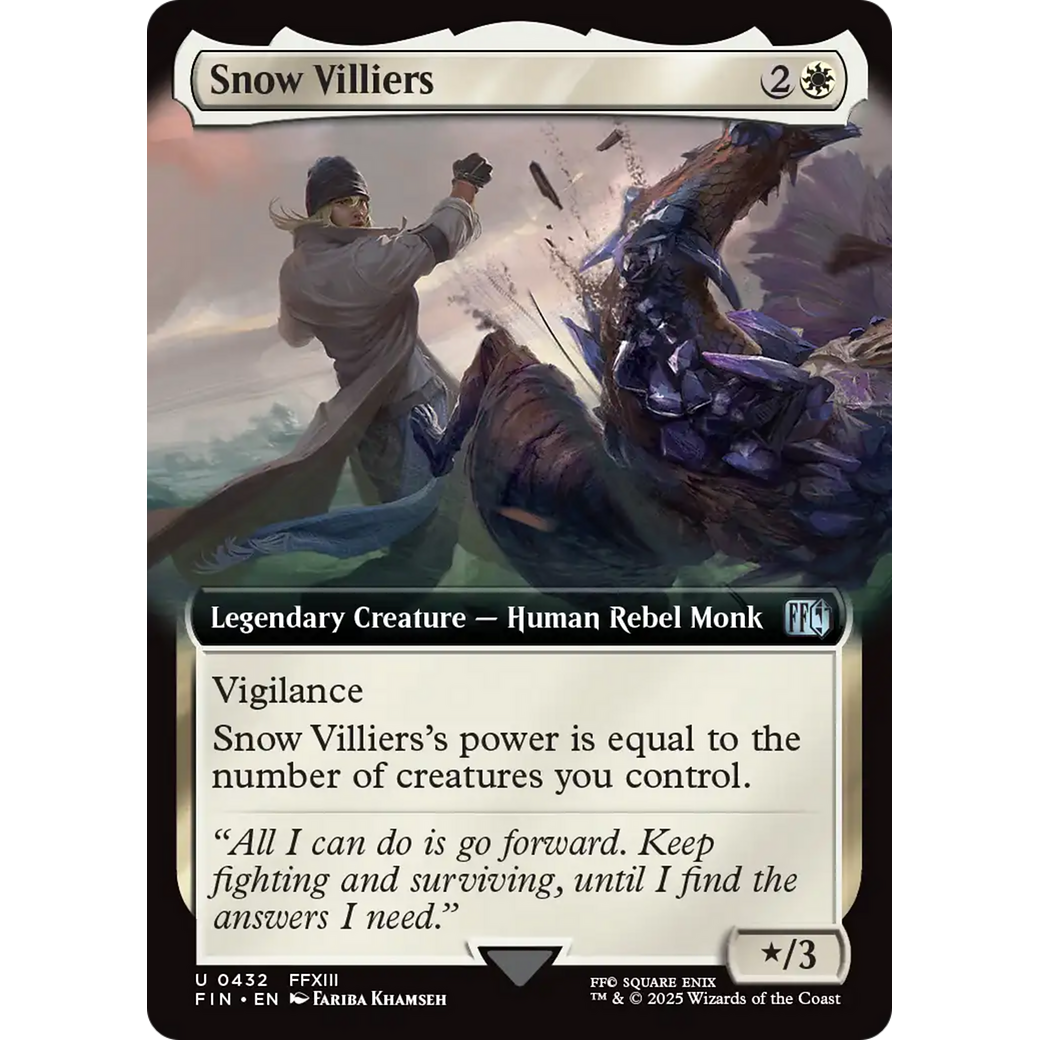 Snow Villiers (FIN-432) - FINAL FANTASY: (Extended Art)