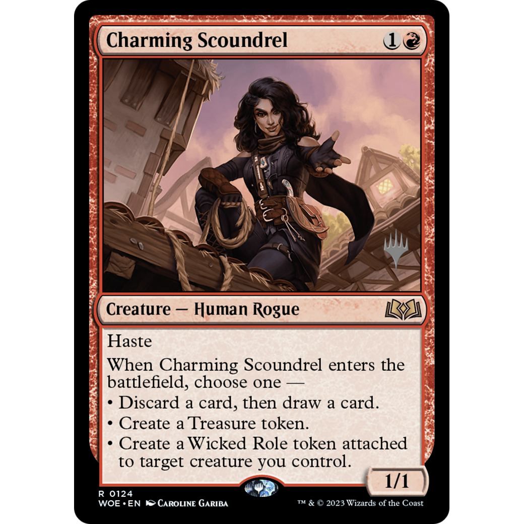 Charming Scoundrel (PPWOE-124P) - Wilds of Eldraine Promos Foil