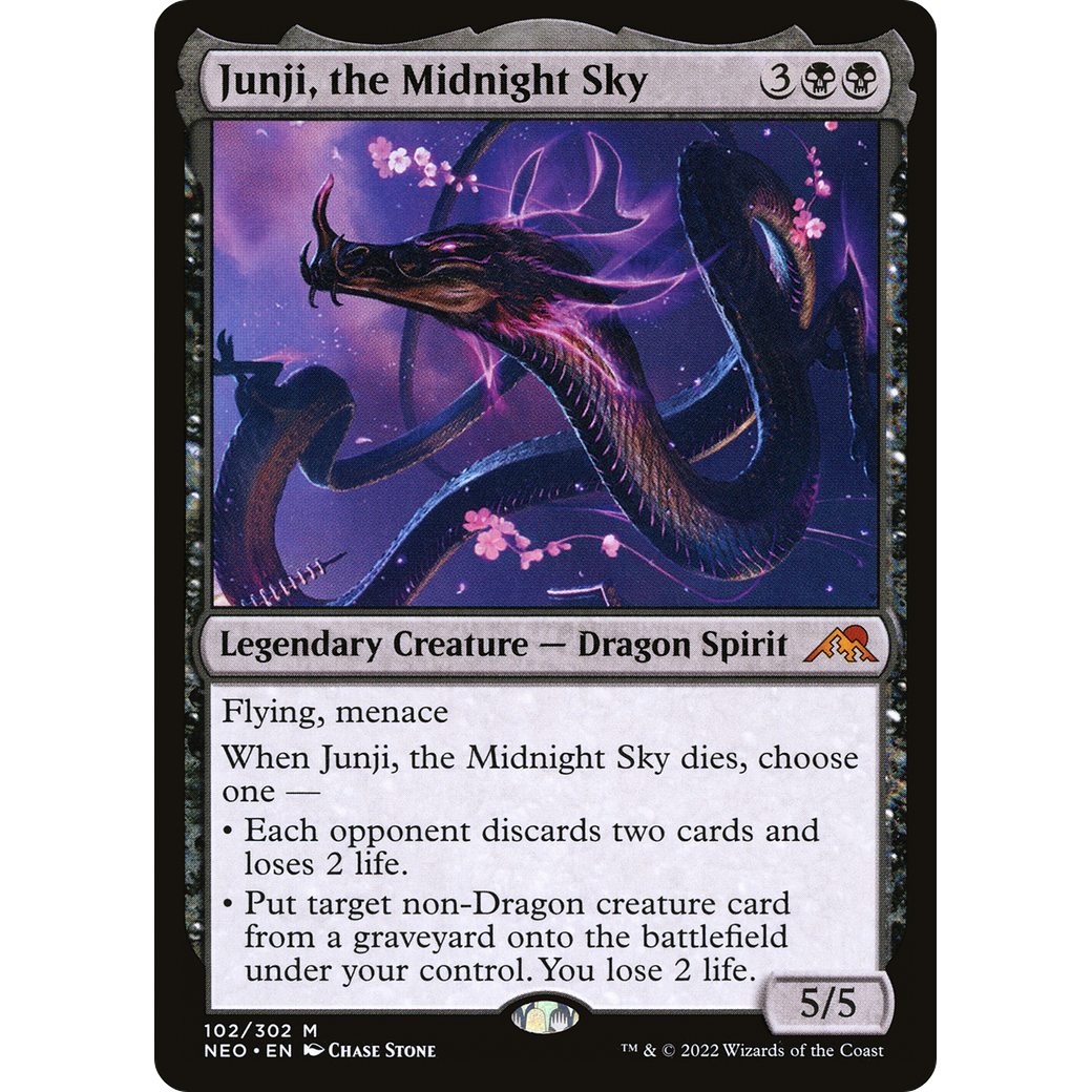 Junji, the Midnight Sky (NEO-102) - Kamigawa: Neon Dynasty