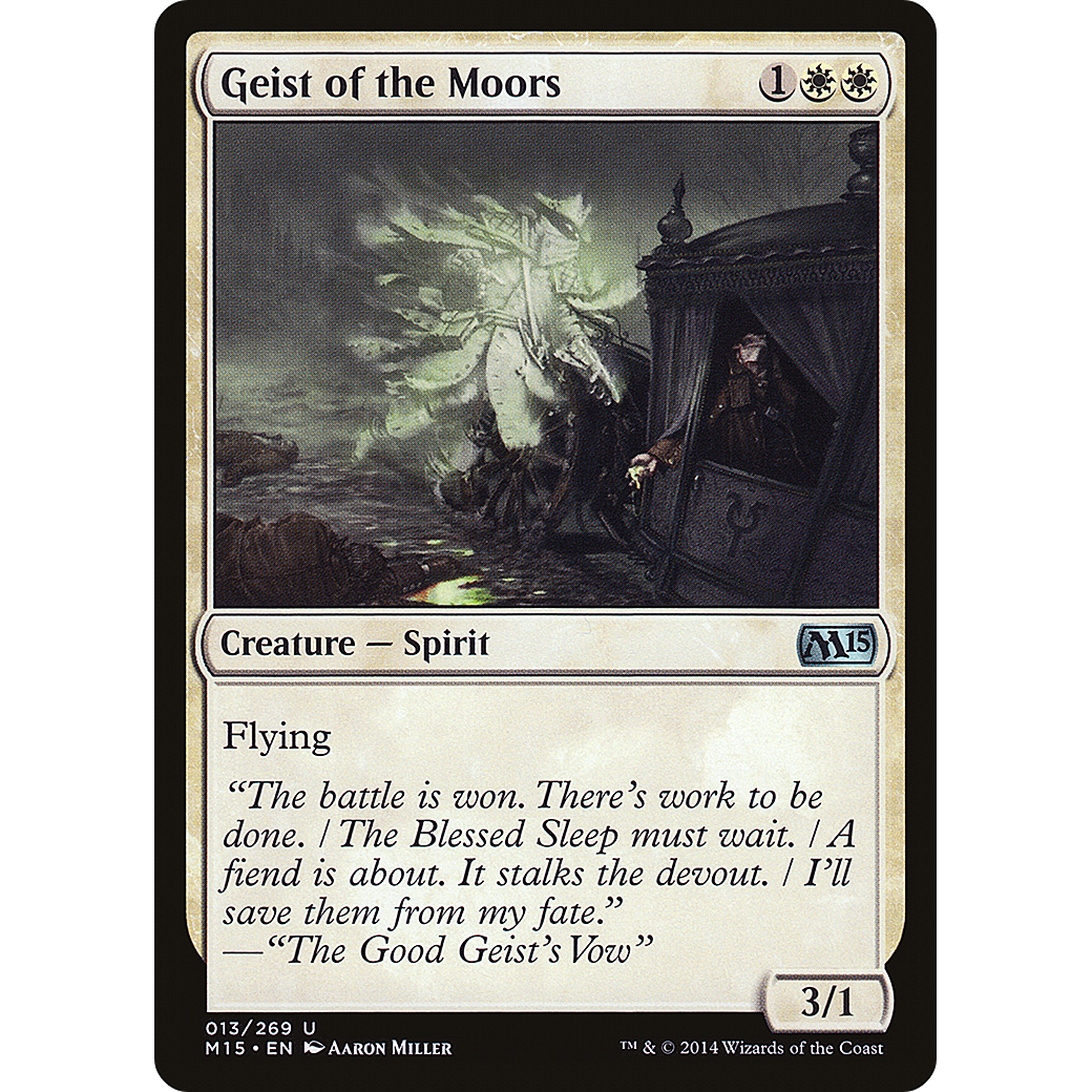 Geist of the Moors (M15-013) - Magic 2015 Foil