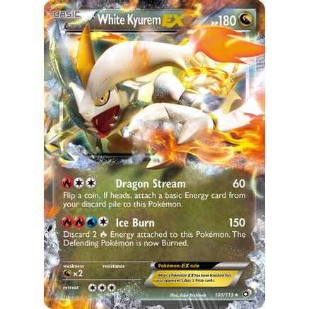 White Kyurem EX 101/113 - Legendary Treasures Holofoil