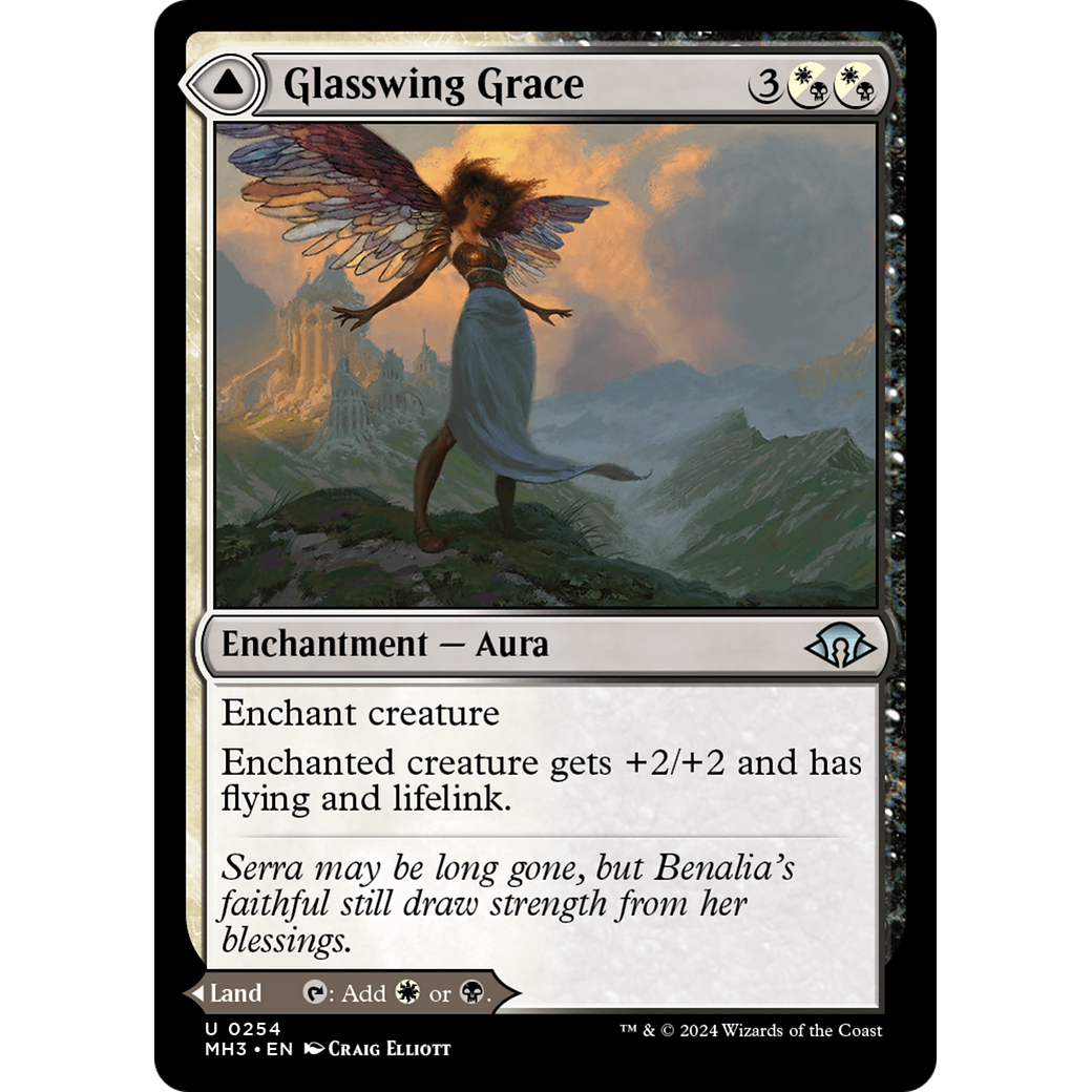 Glasswing Grace // Age-Graced Chapel (MH3-254) - Modern Horizons 3 Foil