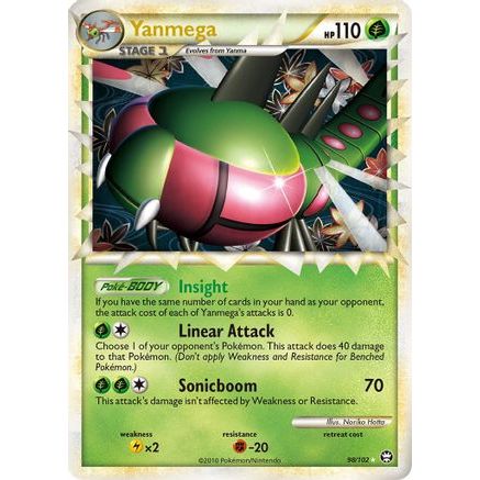 Yanmega (Prime) 98/102 - Triumphant Holofoil