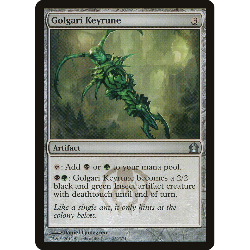 Golgari Keyrune (RTR-229) - Return to Ravnica Foil