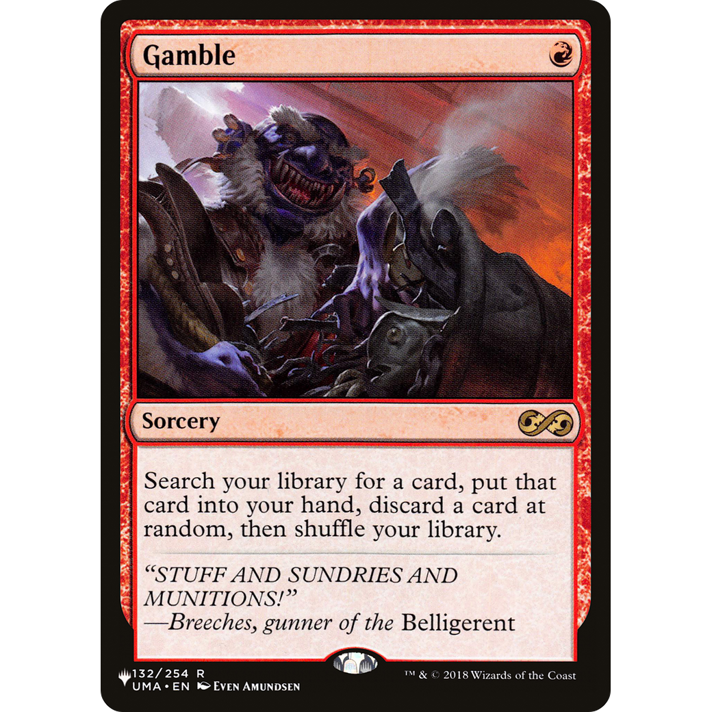 Gamble (LIST-132) - The List