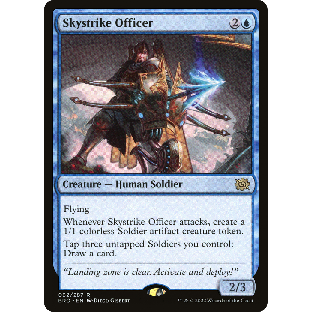 Skystrike Officer (BRO-062) - The Brothers' War Foil