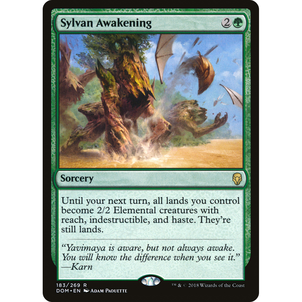 Sylvan Awakening (DOM-183) - Dominaria Foil
