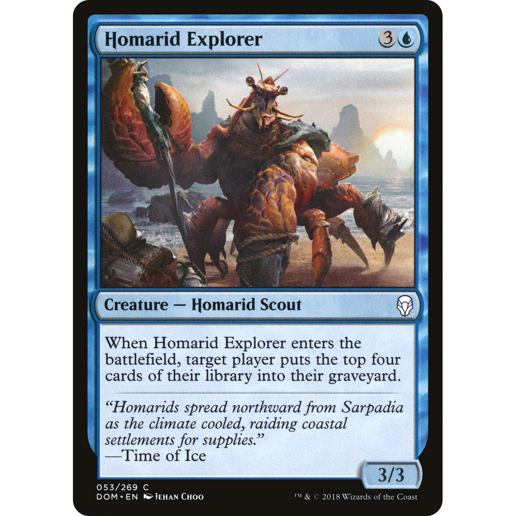 Homarid Explorer (DOM-053) - Dominaria Foil