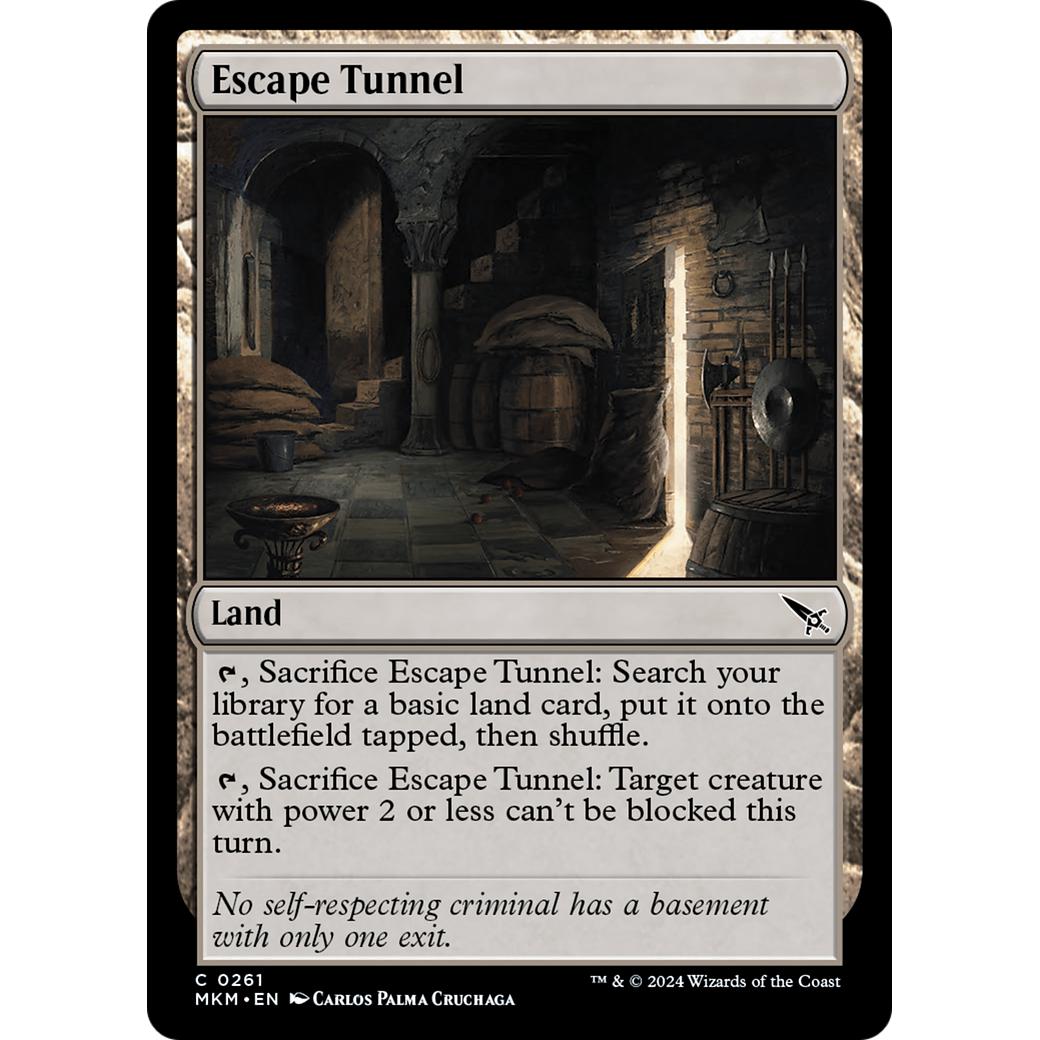 Escape Tunnel (MKM-261) - Murders at Karlov Manor