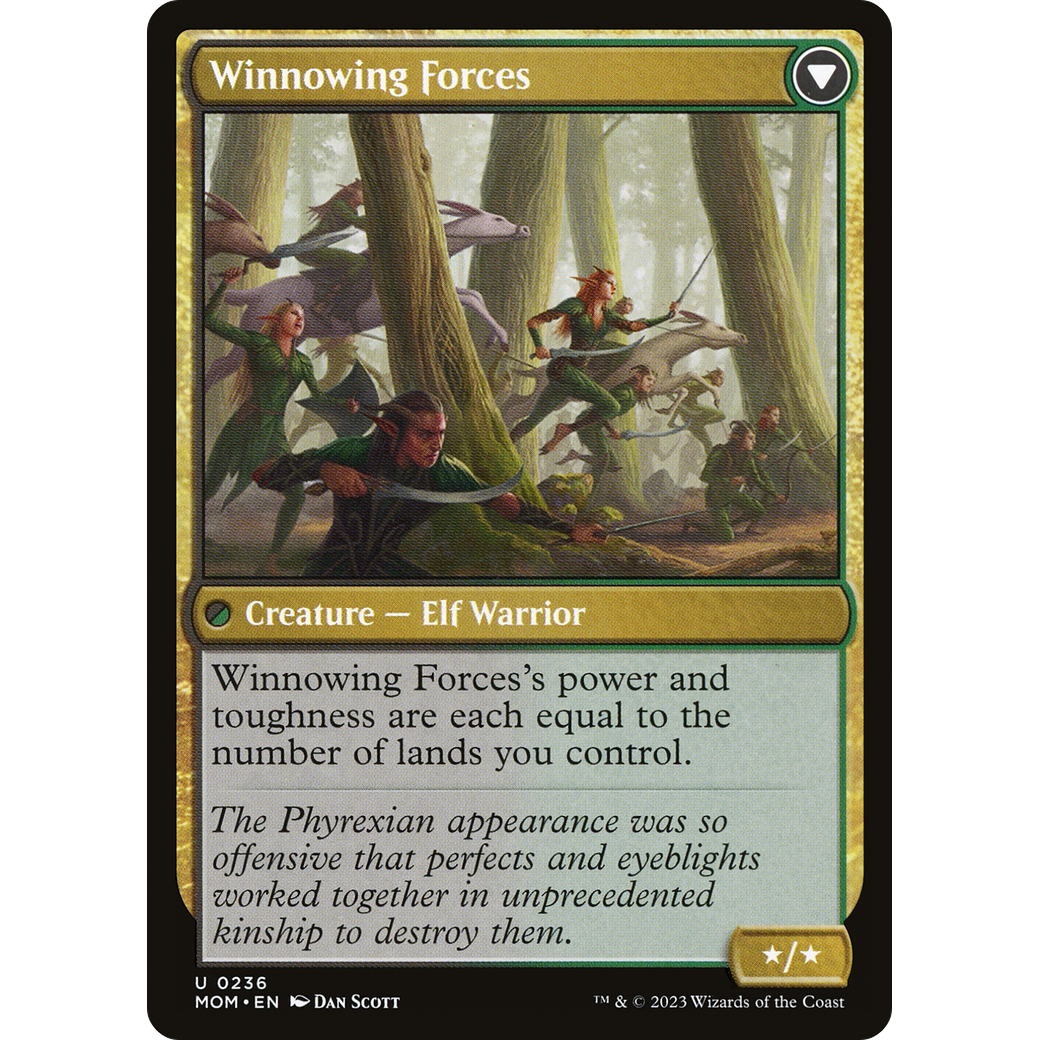 Invasion of Lorwyn // Winnowing Forces (MOM-236) - March of the Machine
