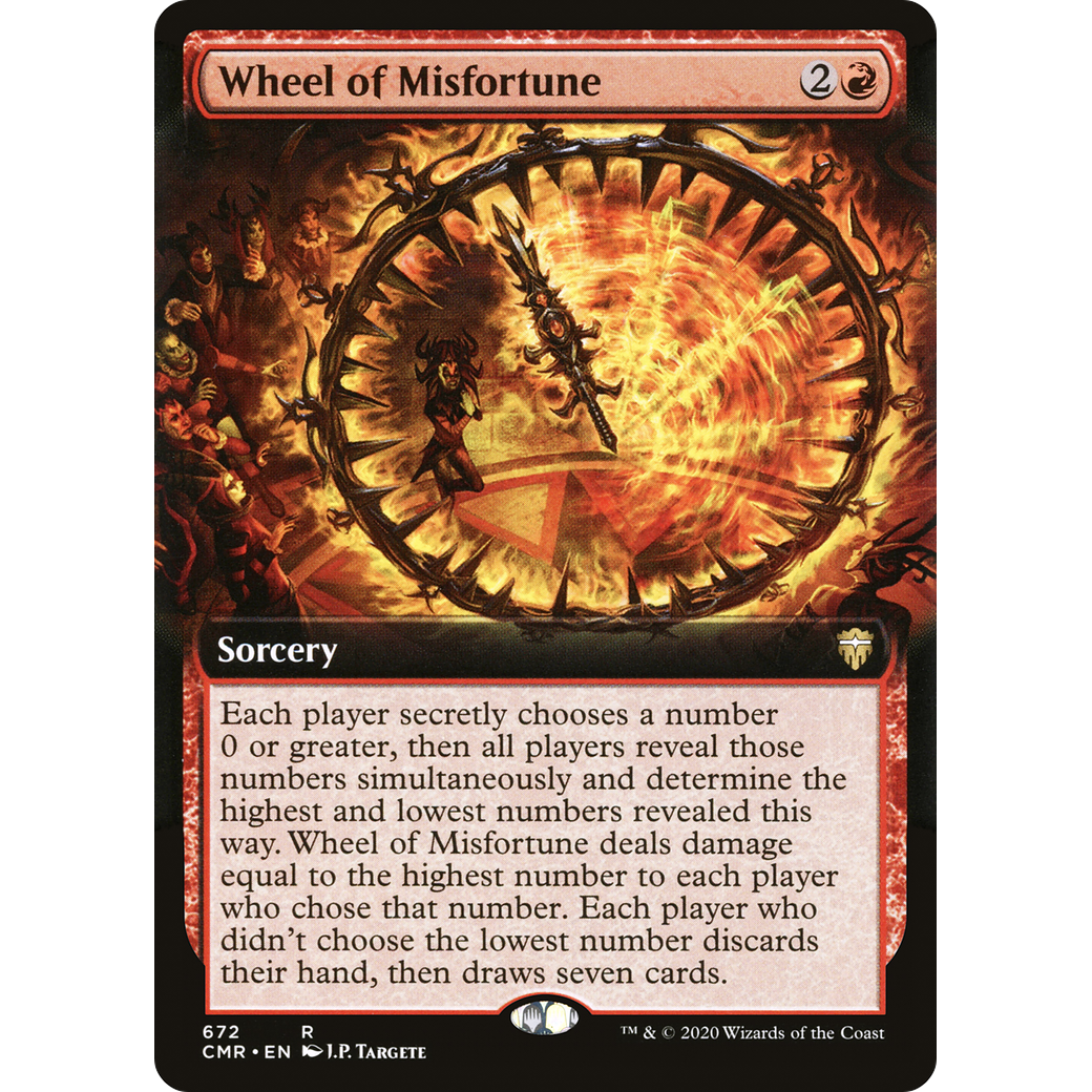 Wheel of Misfortune (Extended Art) (CMR-672) - Commander Legends: (Extended Art)