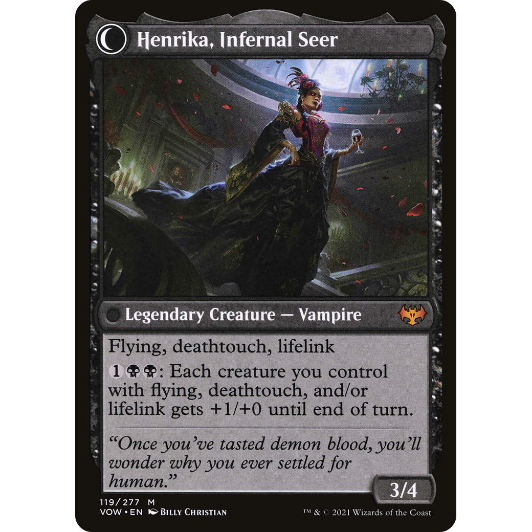 Henrika Domnathi (VOW-119) - Innistrad: Crimson Vow: (Double Faced Transform)