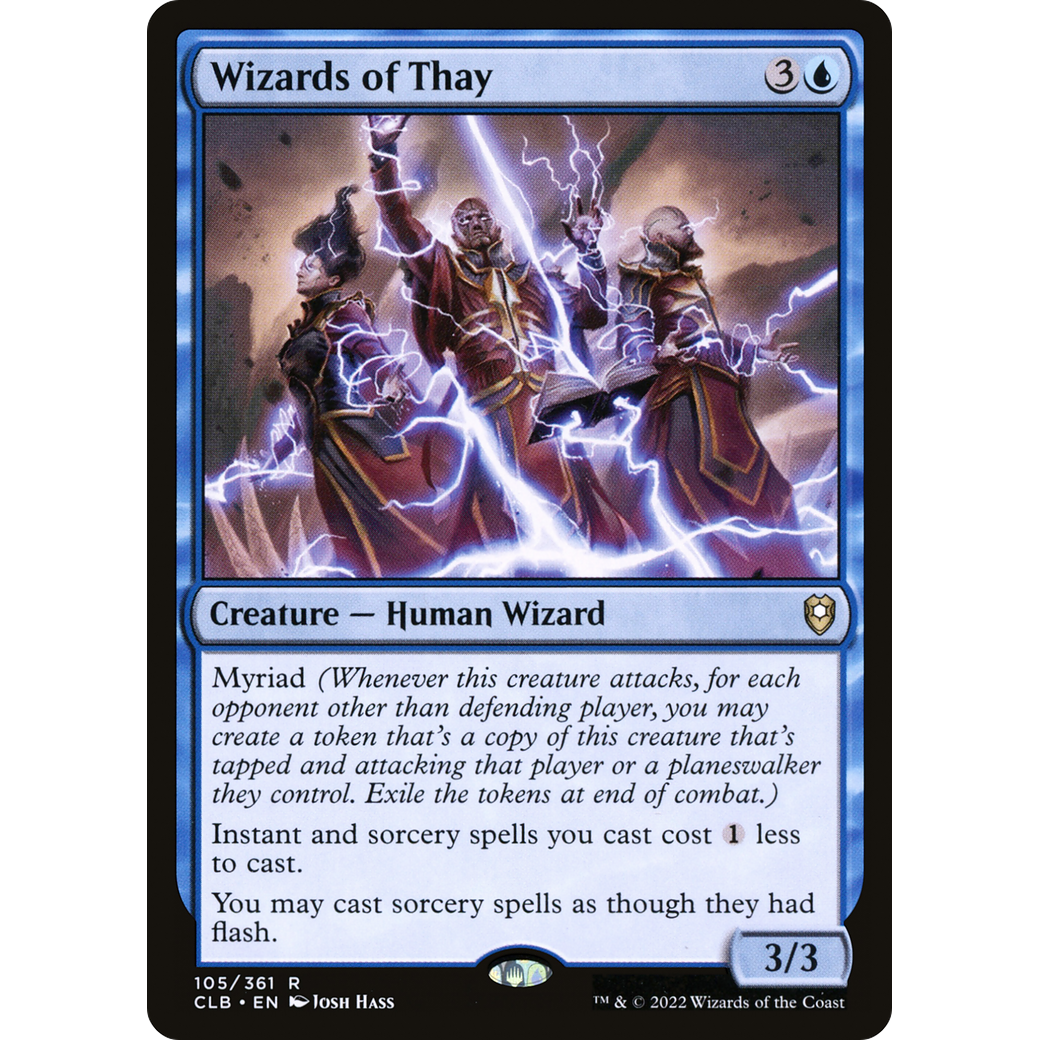 Wizards of Thay (CLB-105) - Commander Legends: Battle for Baldur's Gate Foil