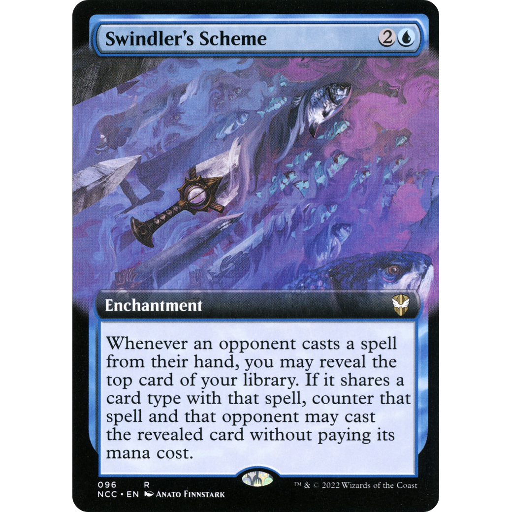 Swindler's Scheme (Extended Art) (NCC-096) - New Capenna Commander: (Extended Art)