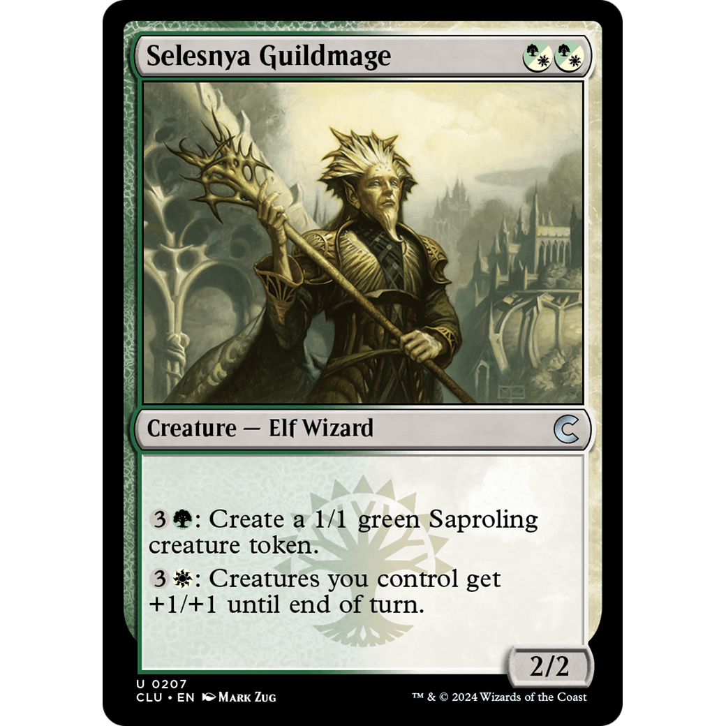 Selesnya Guildmage (CLU-207) - Ravnica: Clue Edition
