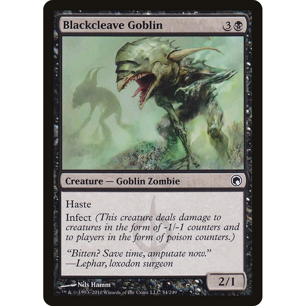 Blackcleave Goblin (SOM-054) - Scars of Mirrodin