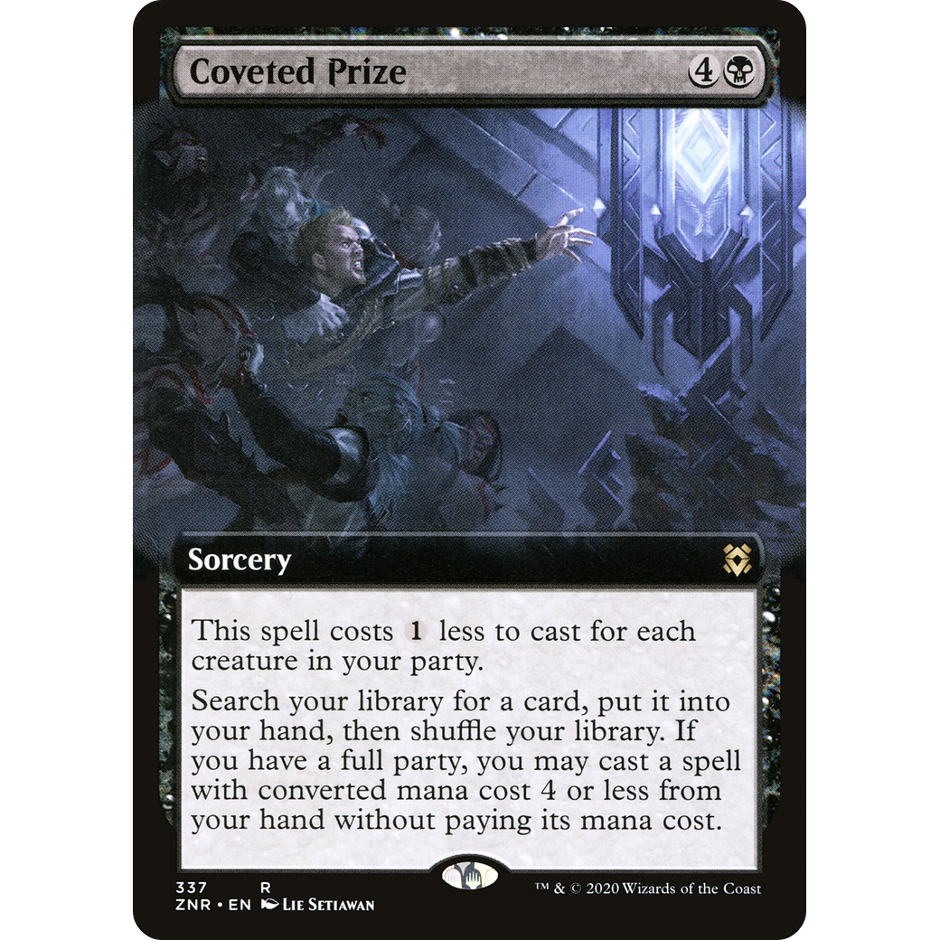 Coveted Prize (Extended Art) (ZNR-337) - Zendikar Rising: (Extended Art)