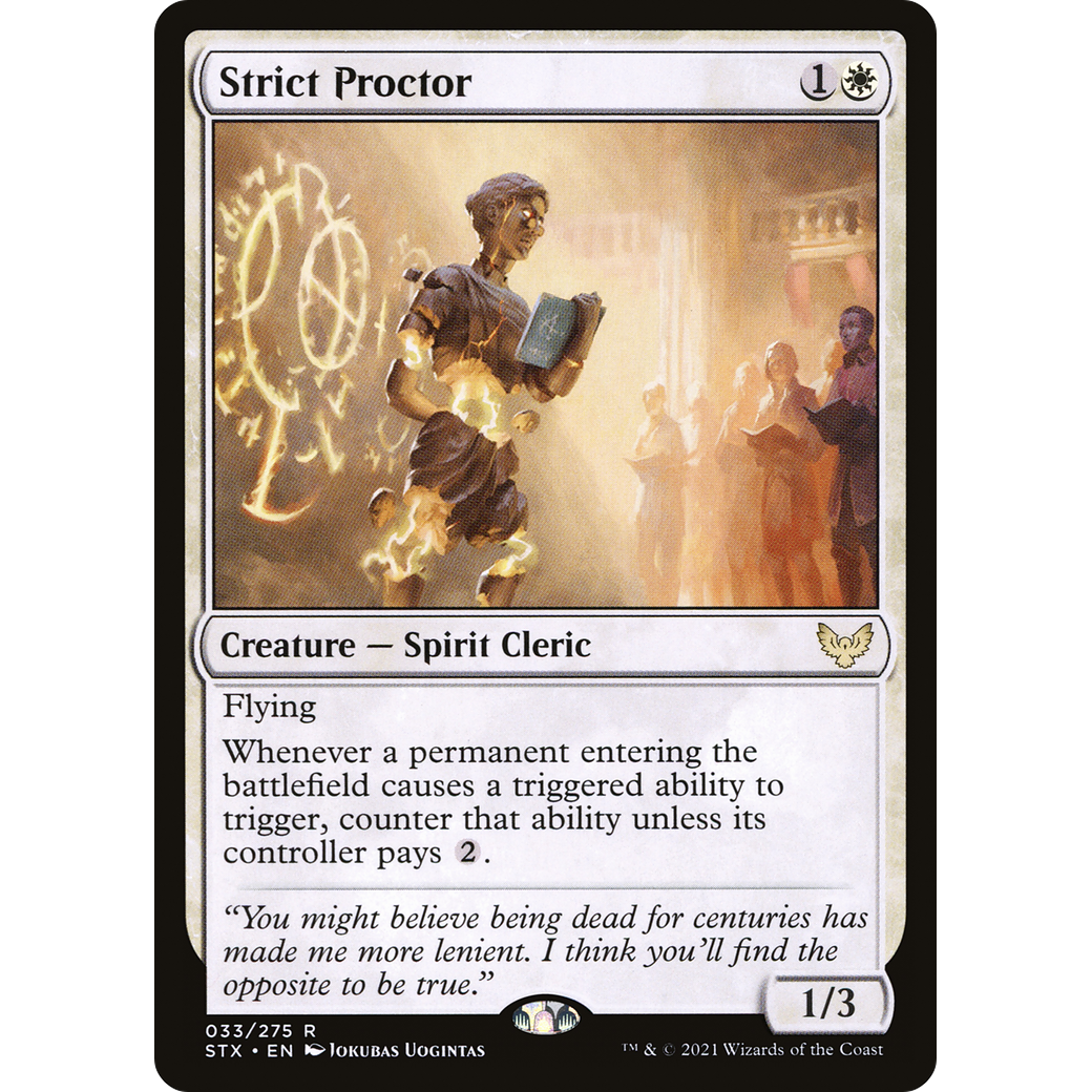 Strict Proctor (STX-033) - Strixhaven: School of Mages Foil