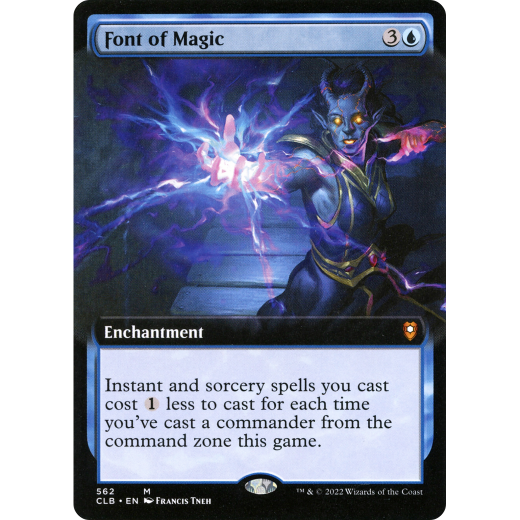 Font of Magic (CLB-562) - Commander Legends: Battle for Baldur's Gate: (Extended Art) Foil