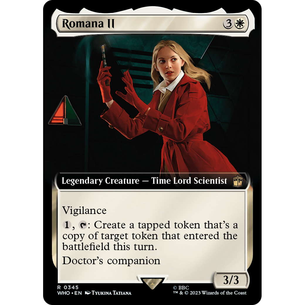 Romana II (Extended Art) (WHO-345) - Doctor Who: (Extended Art) Foil
