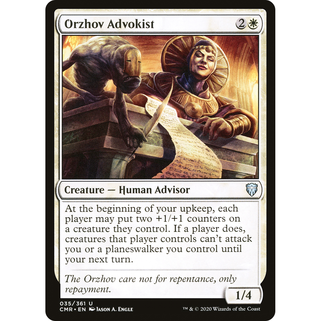 Orzhov Advokist (CMR-035) - Commander Legends Foil