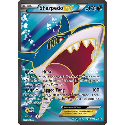 Sharpedo EX (152 Full Art) 152/160 - XY  Primal Clash Holofoil