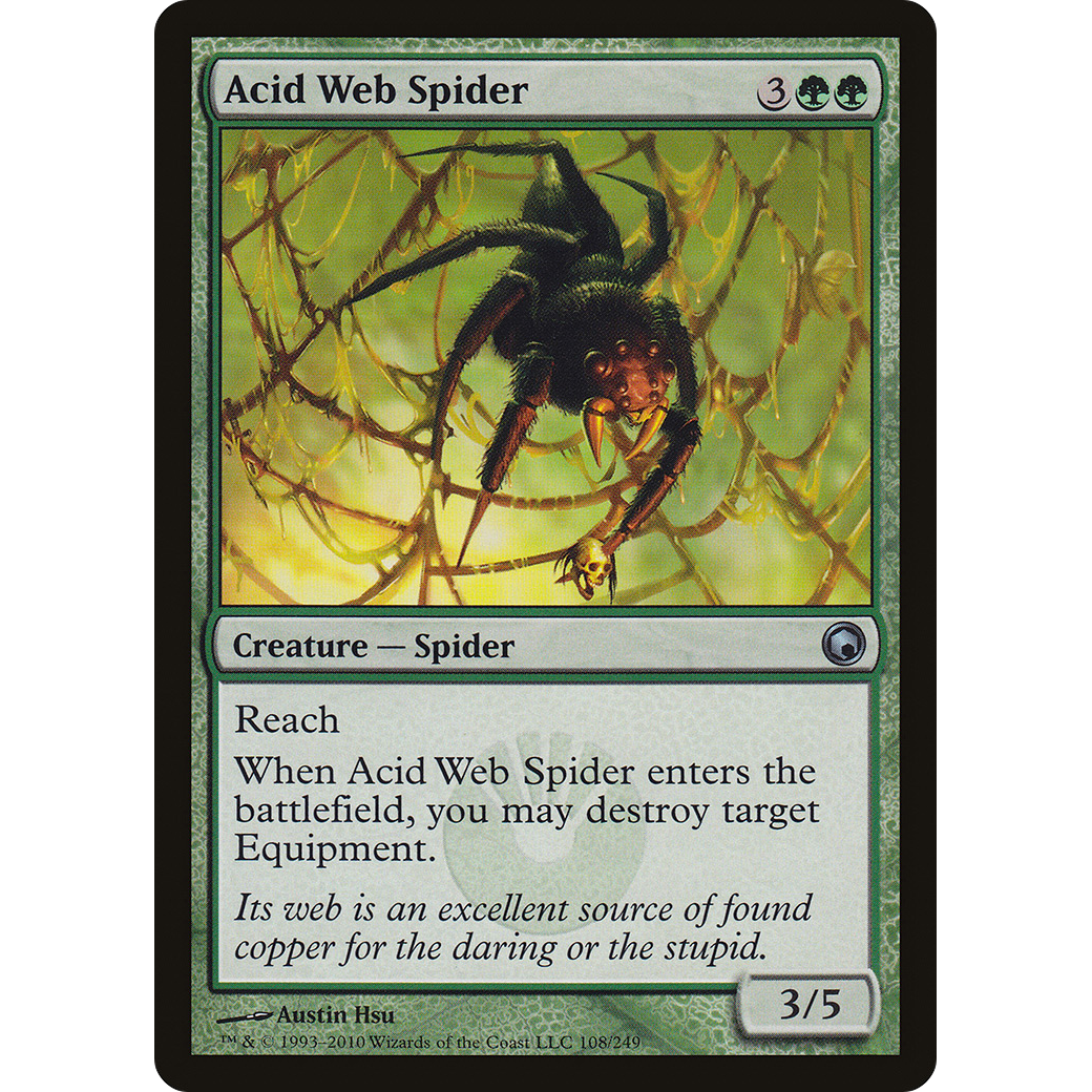 Acid Web Spider (SOM-108) - Scars of Mirrodin Foil