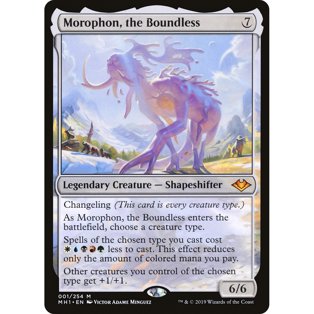 Morophon, the Boundless (MH1-001) - Modern Horizons Foil