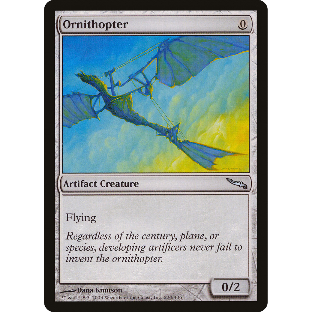 Ornithopter (MRD-224) - Mirrodin