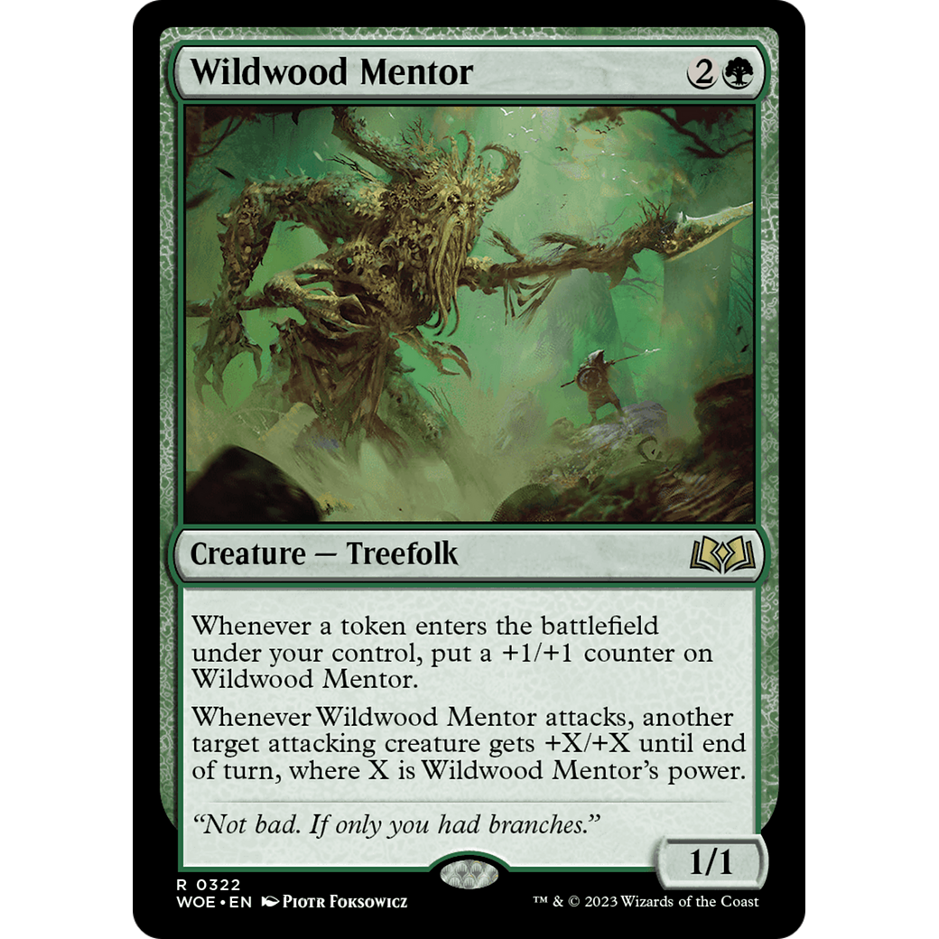 Wildwood Mentor (WOE-322) - Wilds of Eldraine Foil