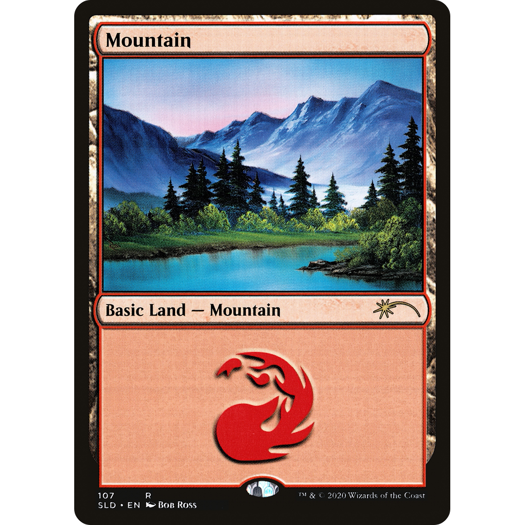 Mountain (107) (Bob Ross) (SLD-107) - Secret Lair Drop