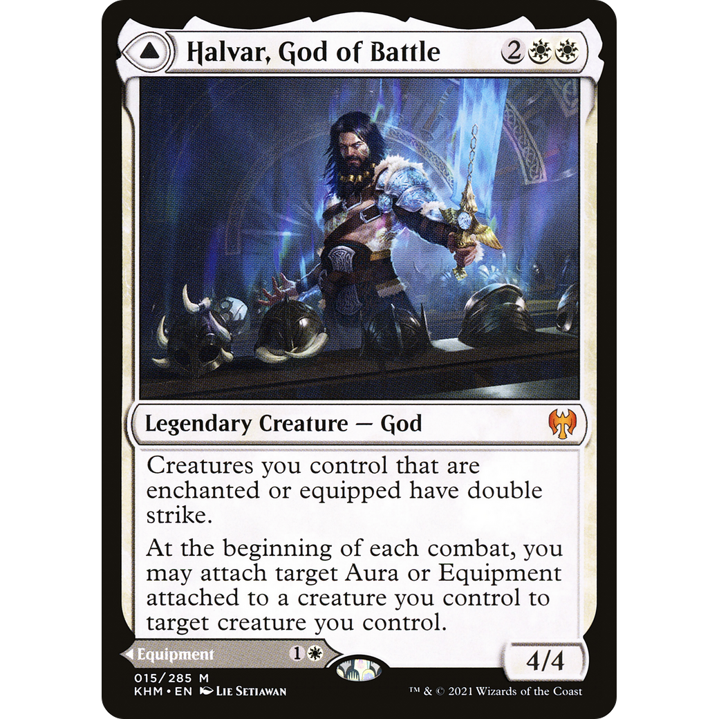 Halvar, God of Battle (KHM-015) - Kaldheim
