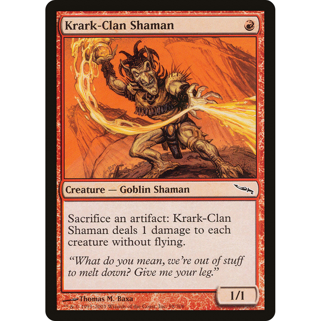 Krark-Clan Shaman (MRD-098) - Mirrodin Foil