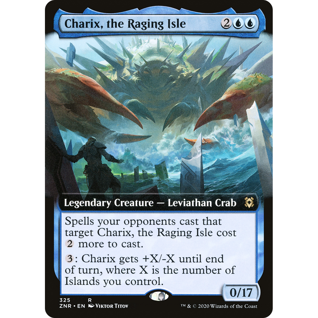 Charix, the Raging Isle (Extended Art) (ZNR-325) - Zendikar Rising: (Extended Art)