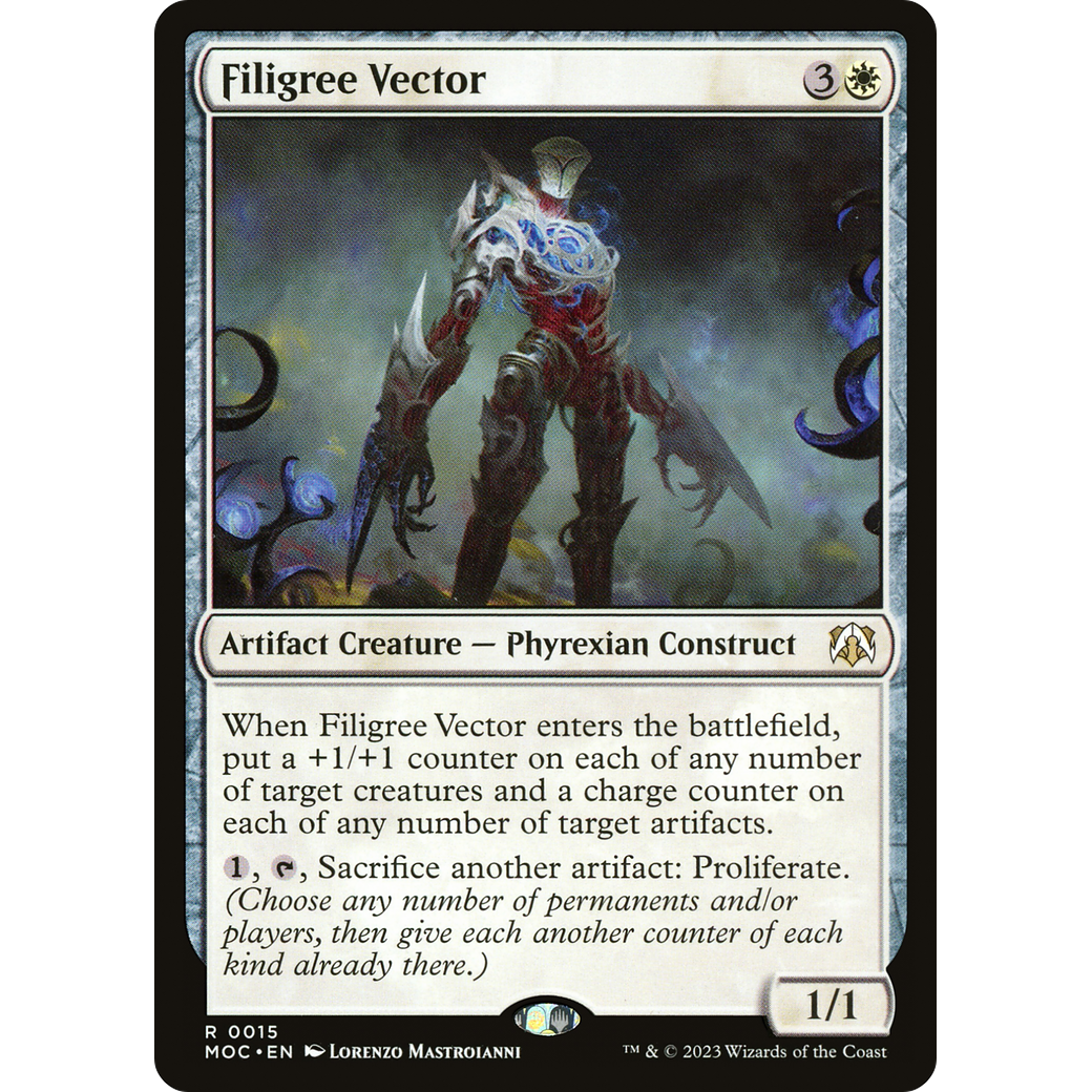 Filigree Vector (MOC-015) - March of the Machine Commander