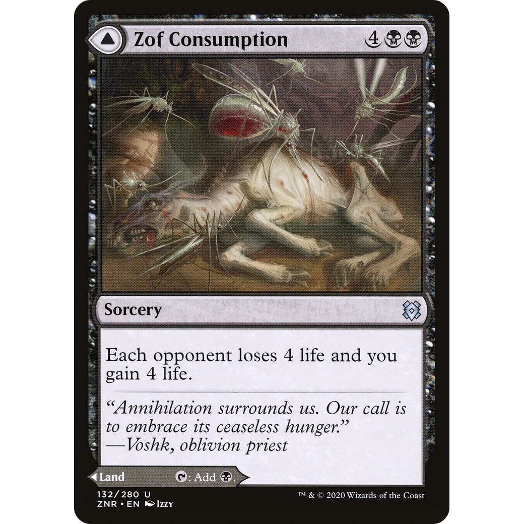 Zof Consumption (ZNR-132) - Zendikar Rising Foil