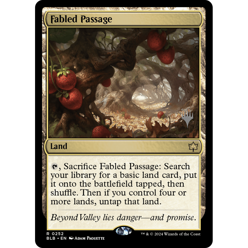 Fabled Passage (PPBLB-252P) - Bloomburrow Promos