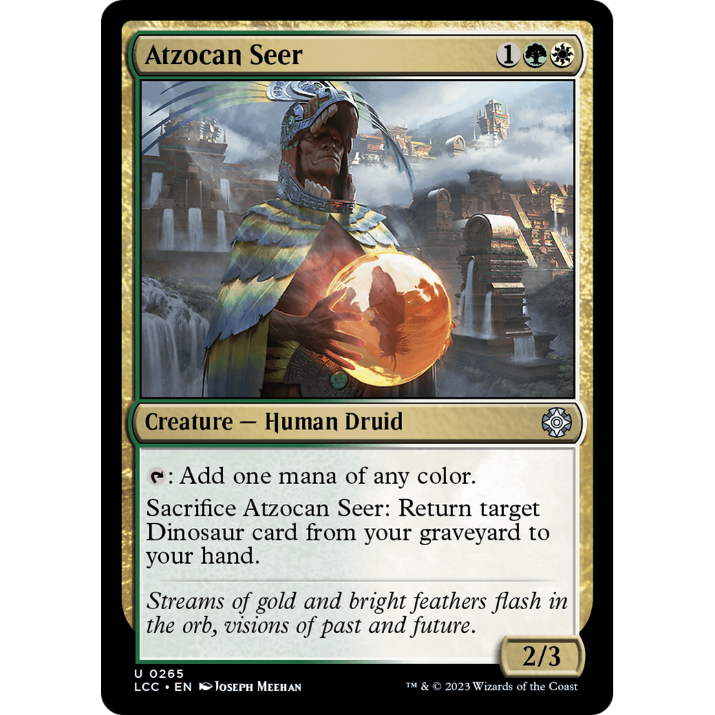 Atzocan Seer (LCC-265) - The Lost Caverns of Ixalan Commander