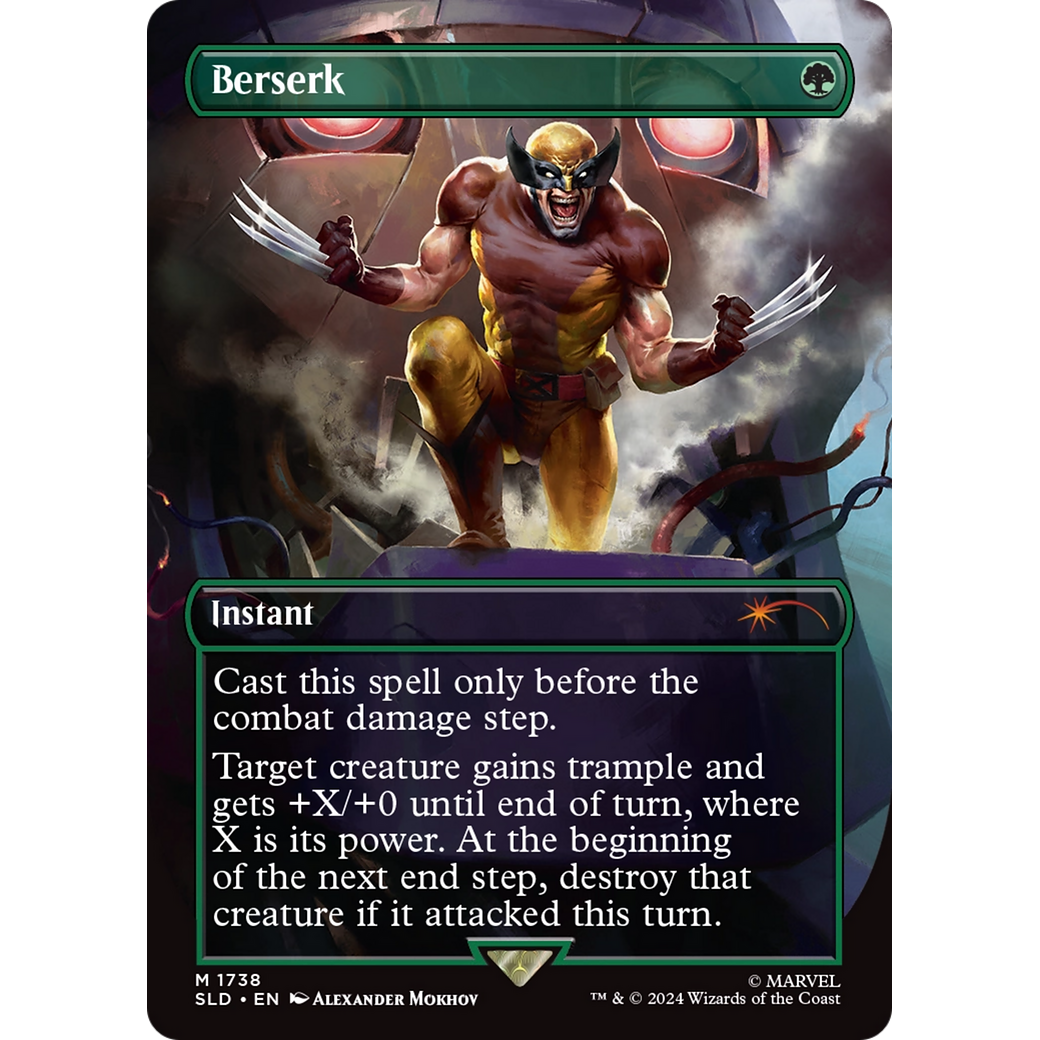 Berserk (1738) (SLD-1738) - Secret Lair Drop (Borderless)