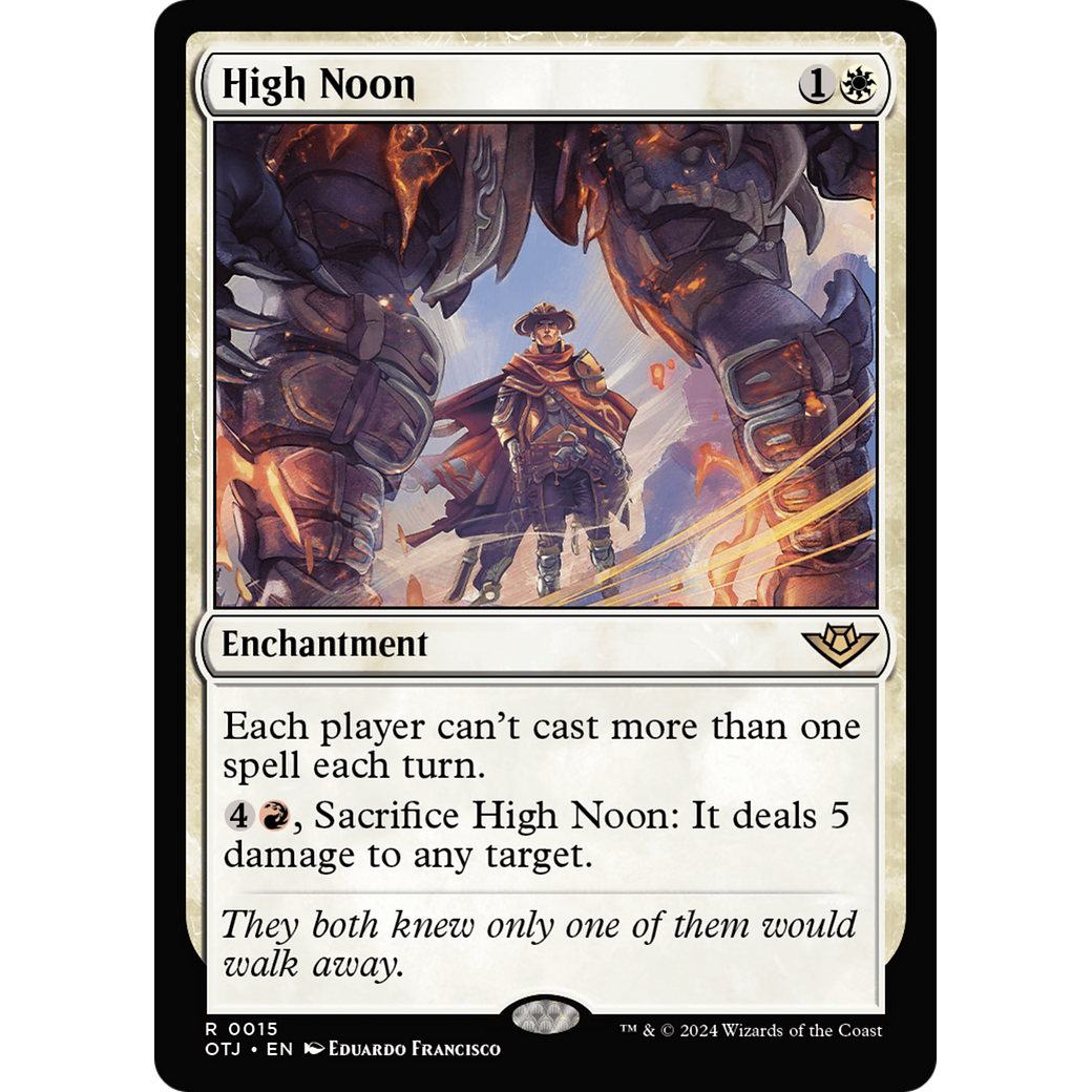 High Noon (OTJ-015) - Outlaws of Thunder Junction Foil