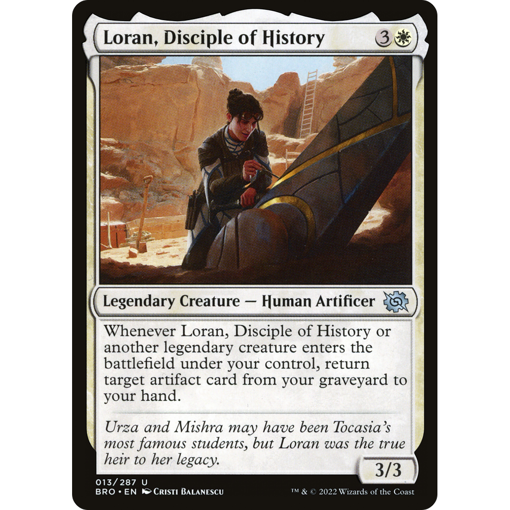 Loran, Disciple of History (BRO-013) - The Brothers' War