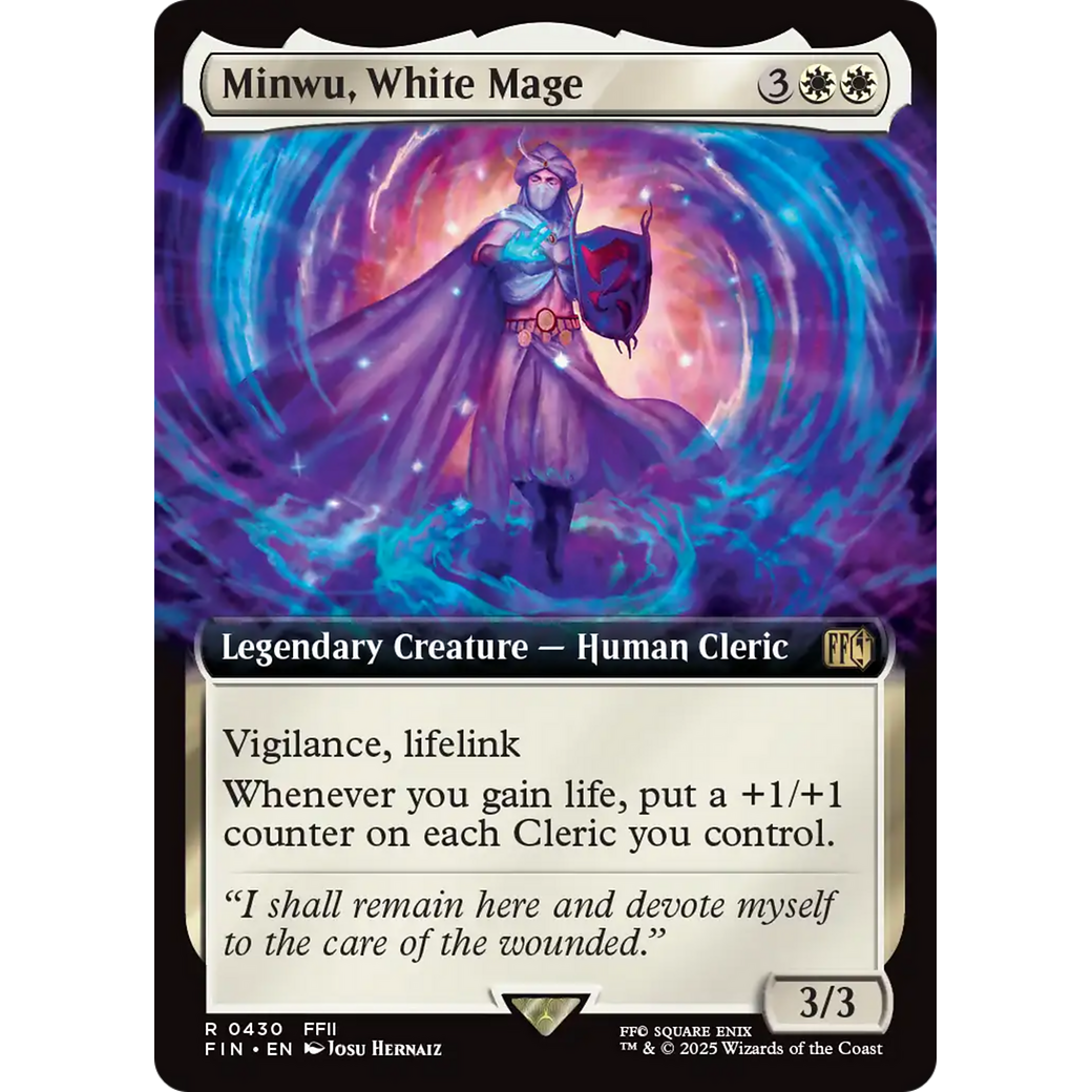 Minwu, White Mage (FIN-430) - FINAL FANTASY: (Extended Art)