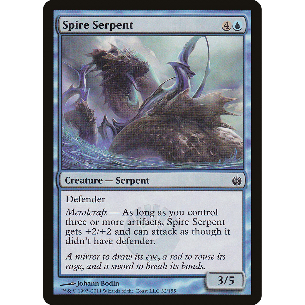 Spire Serpent (MBS-032) - Mirrodin Besieged