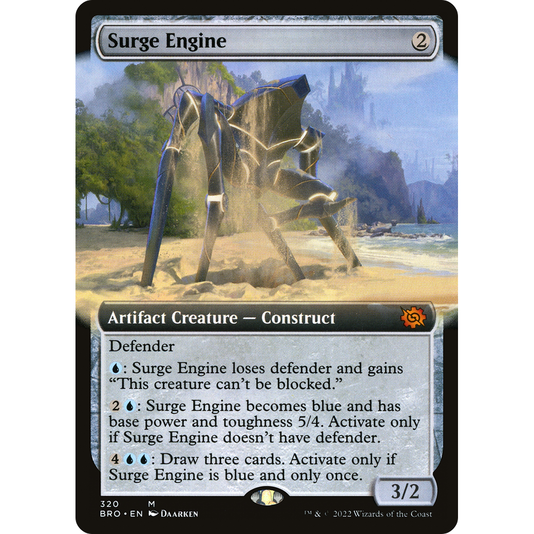 Surge Engine (Extended Art) (BRO-320) - The Brothers' War: (Extended Art) Foil