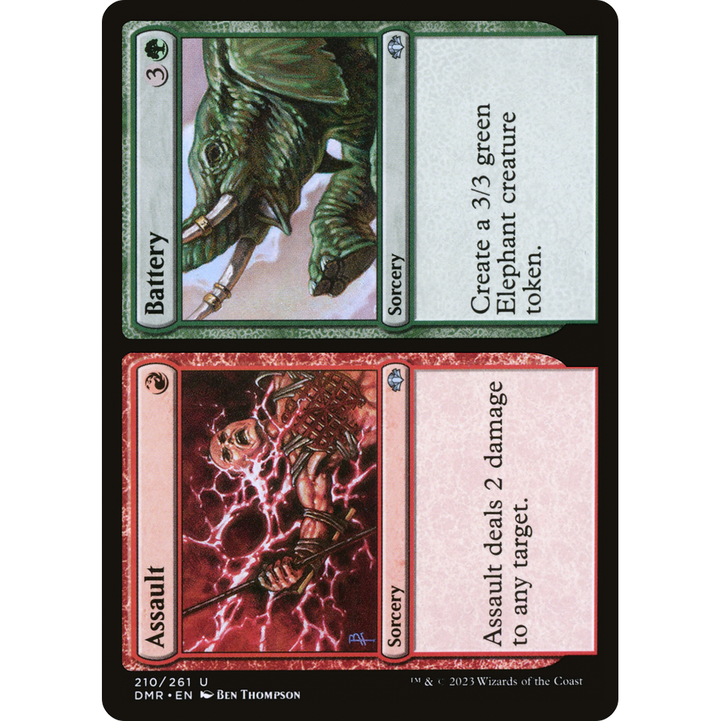 Assault // Battery (DMR-210) - Dominaria Remastered
