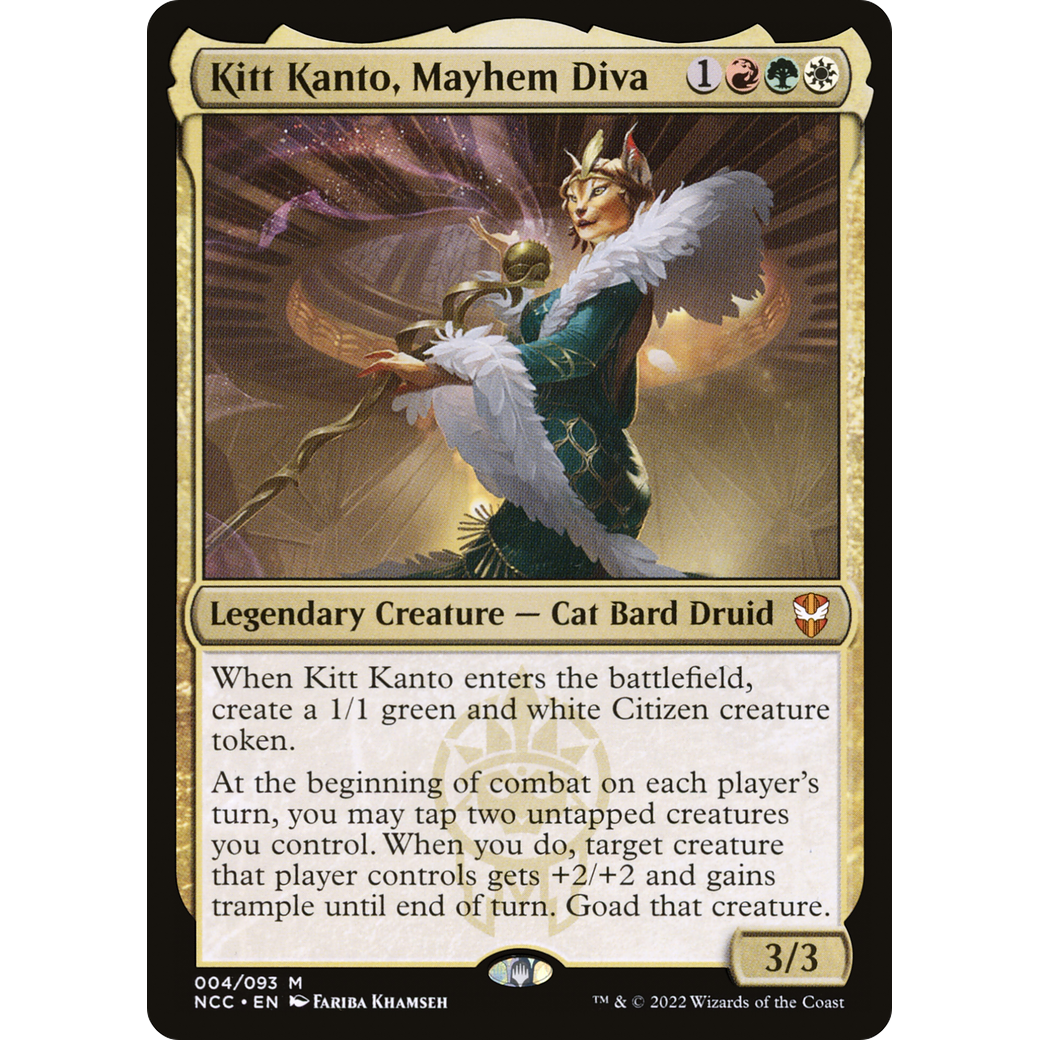 Kitt Kanto, Mayhem Diva (NCC-004) - New Capenna Commander Foil
