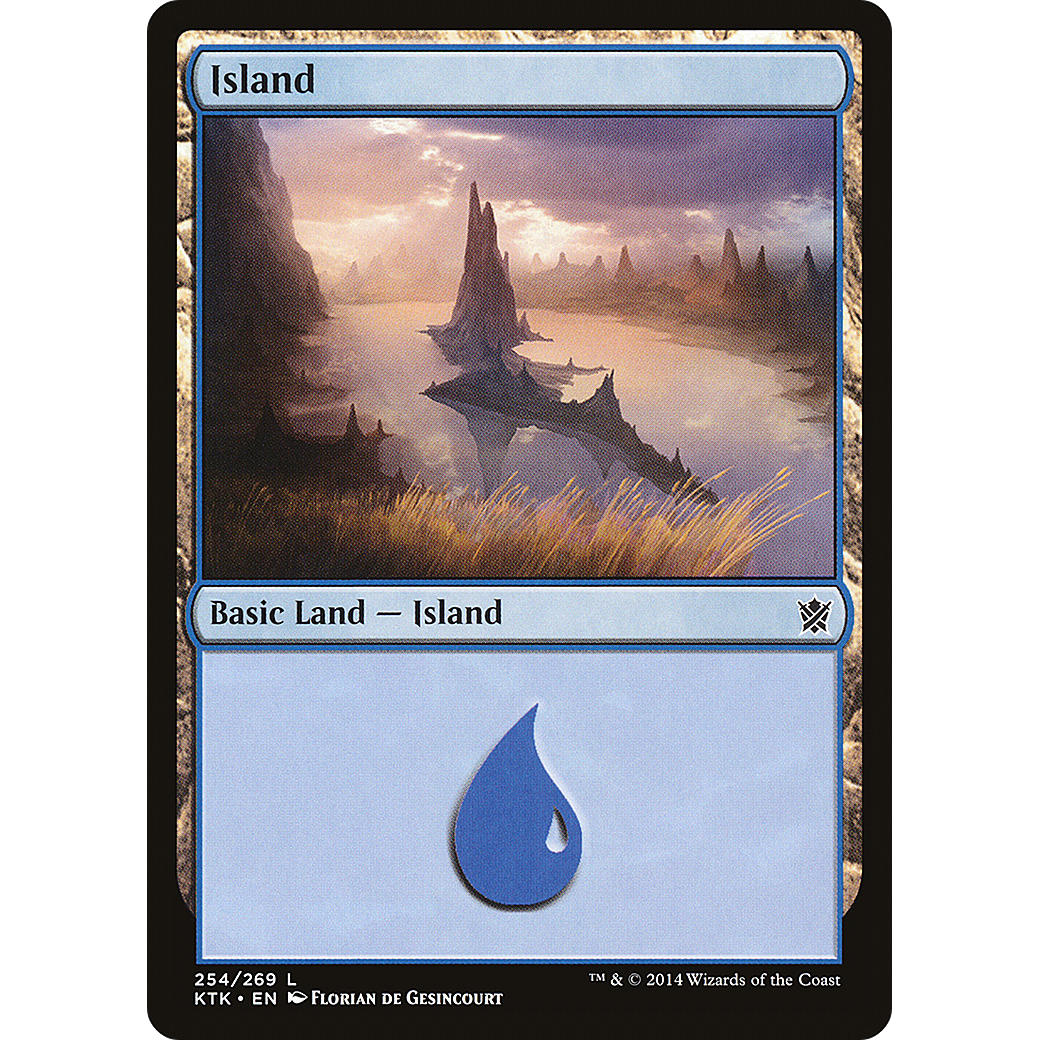 Island (254) (KTK-254) - Khans of Tarkir