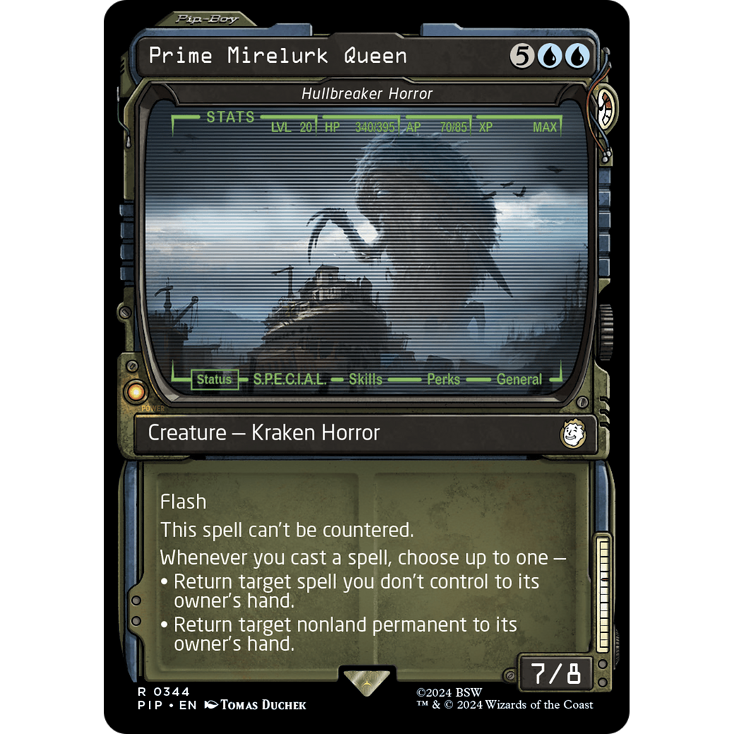 Hullbreaker Horror (PIP-344) - Fallout / Prime Mirelurk Queen: (Showcase) Foil