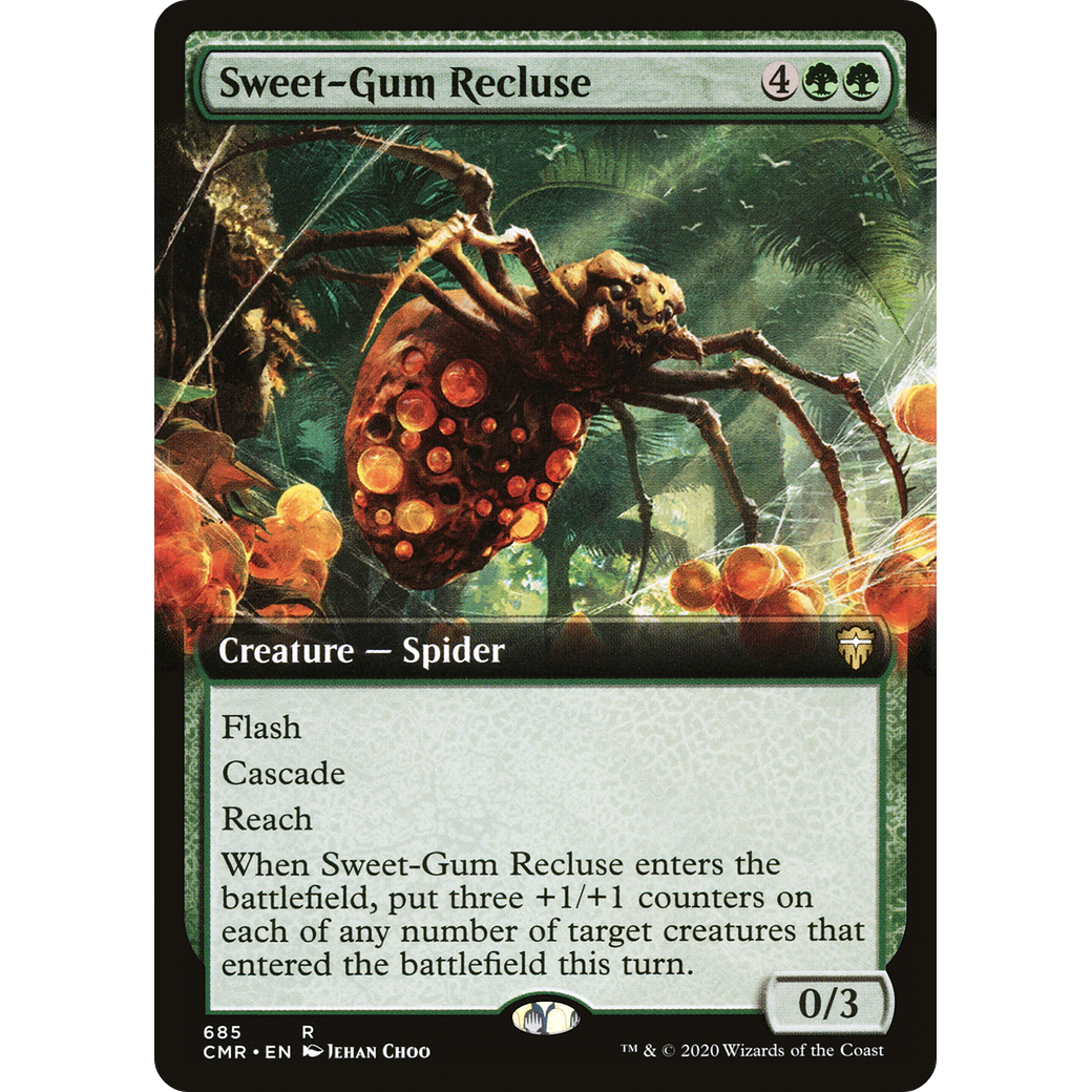 Sweet-Gum Recluse (Extended Art) (CMR-685) - Commander Legends: (Extended Art)